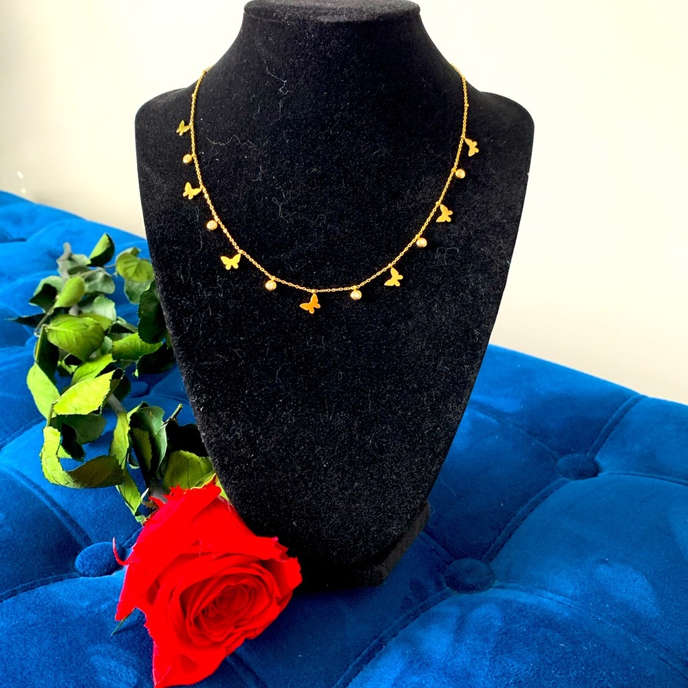 Butterfly 🦋 Gold Plated Necklace